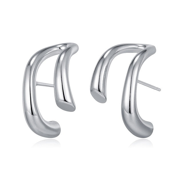 Music Notes Shaped Stud Earrings