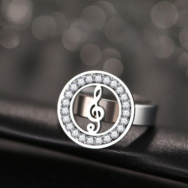 Free - Unique Treble Clef Design Ring