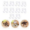 10pcs Music Notes Baking Tool Cutters - Silver - { shop_name }} - Review