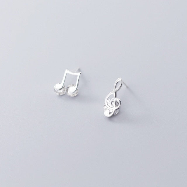 Music Notes Women Stud Earrings