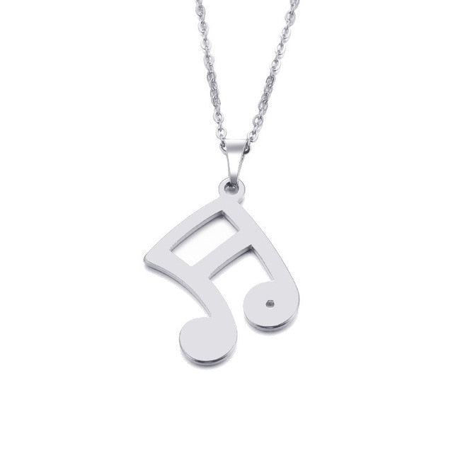 Free - Musical Note Pendant Necklace