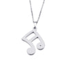 Musical Note Pendant Necklace