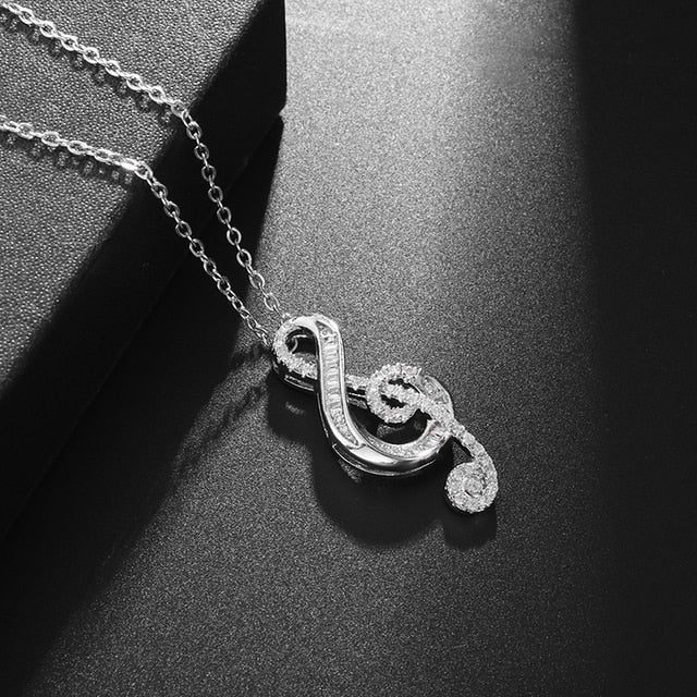 Music Note Clavicle Necklace
