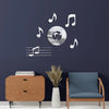 Creative Note Mirror Wall Sticker Set