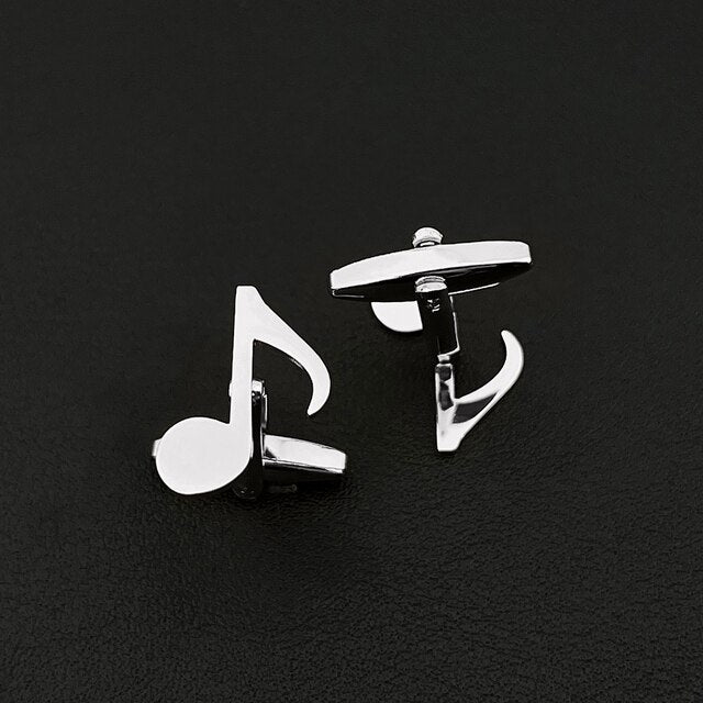 Minimalist Music Note Cufflinks