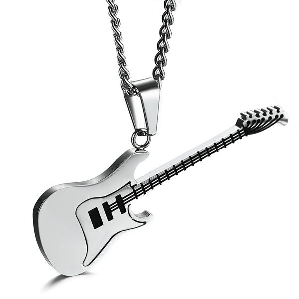 Free -  Enamel Guitar Necklace - Artistic Pod Review