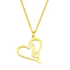Free - Music Note Heart Pendant Necklace