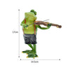 Musician Frog Band Figurine