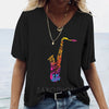 Sax V-Neck Cotton Shirt