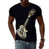 Creative Guitar Round Neck T-shirt