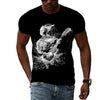 Creative Guitar Round Neck T-shirt