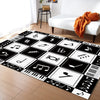 Piano Music Notes Rug