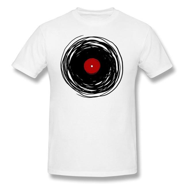 Vinyl Record Retro Music DJ Man T-Shirt