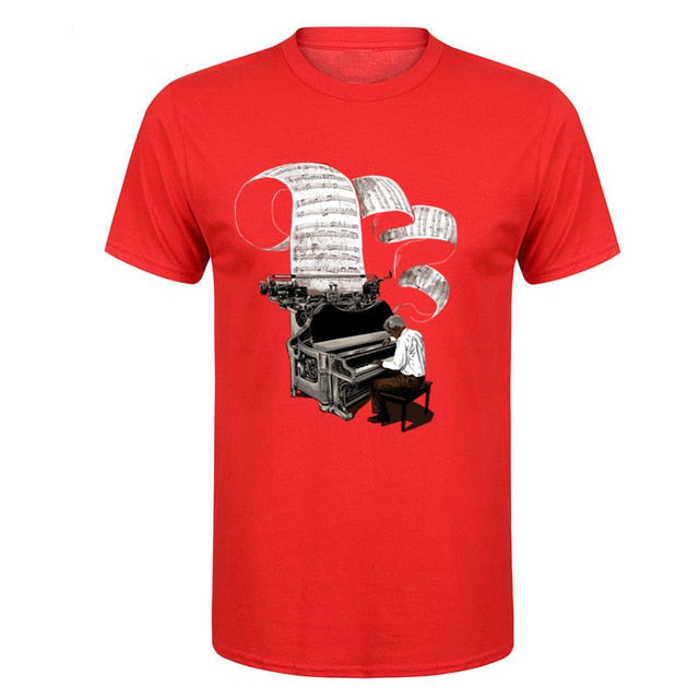 Composer Music Note Piano Tee