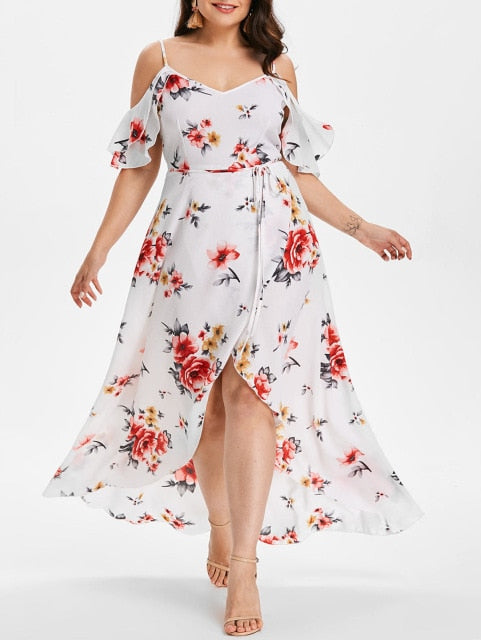 Summer Floral Plus Size Dress