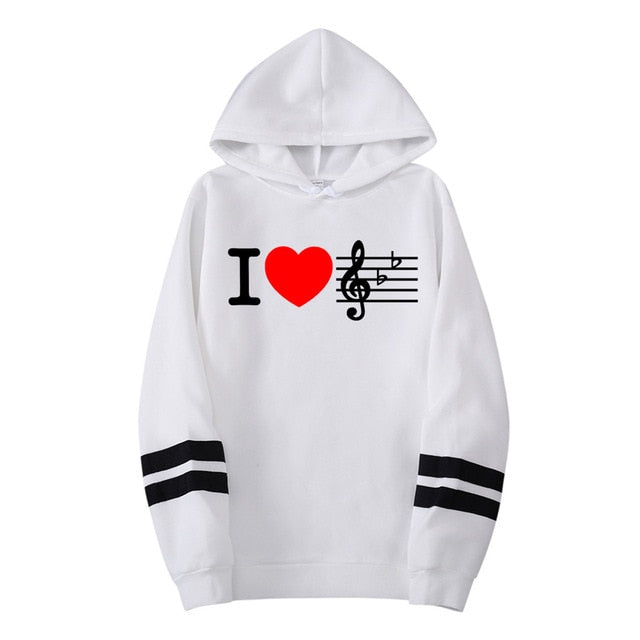 I Love Music Hoodie