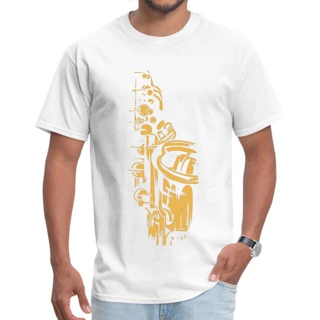 Round Collar Saxophone T-shirt