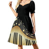 Gold Piano Key Dress