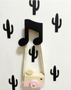 Creative Musical Notes Wall Hooks - Artistic Pod