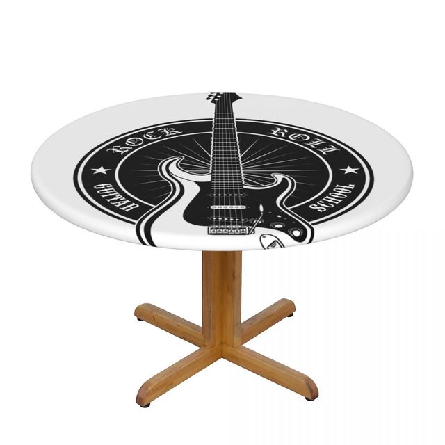 Guitar Rock Round Table Cover