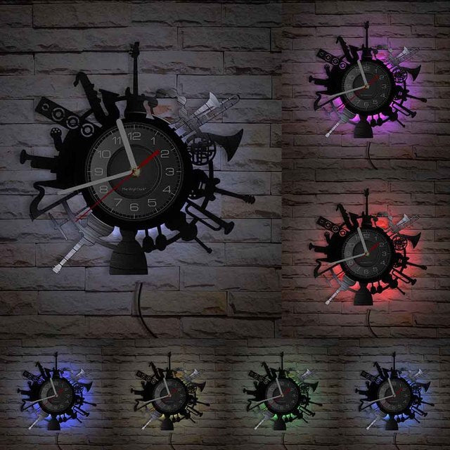 In Love With Music Wall Clock