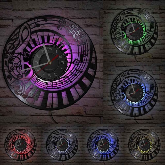 In Love With Music Wall Clock