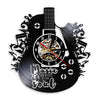 Guitar Vinyl Record Wall Clock