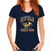 Old Man With French Horn T-shirt