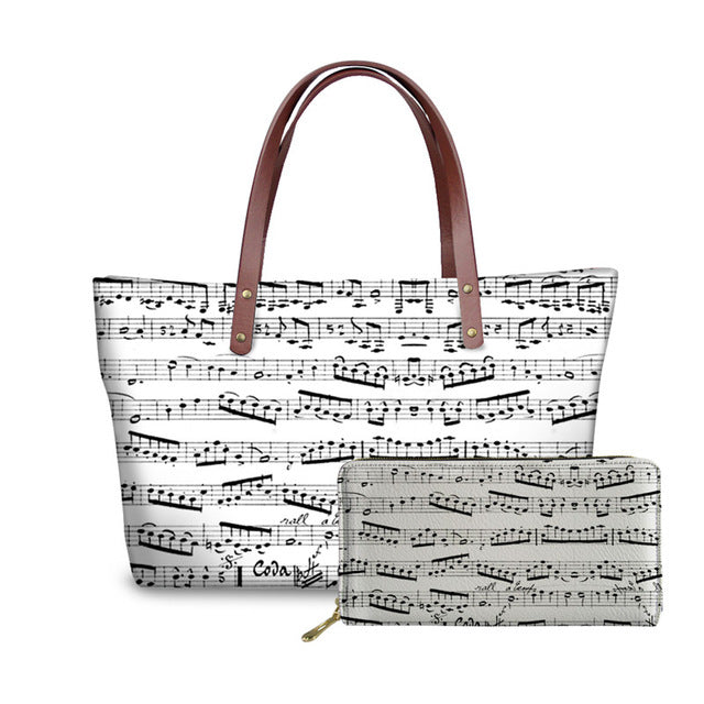Music Note Design Bag Set
