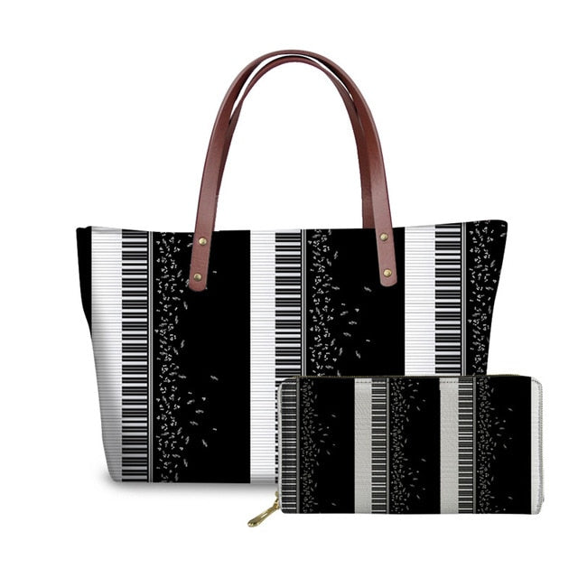 Music Note Design Bag Set