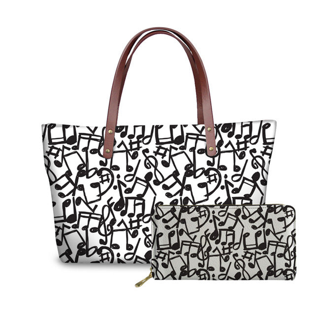 Music Note Design Bag Set