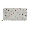 Music Note Art Long Wallet