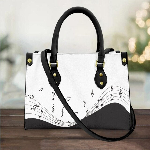 Music Note Luxury HandBag