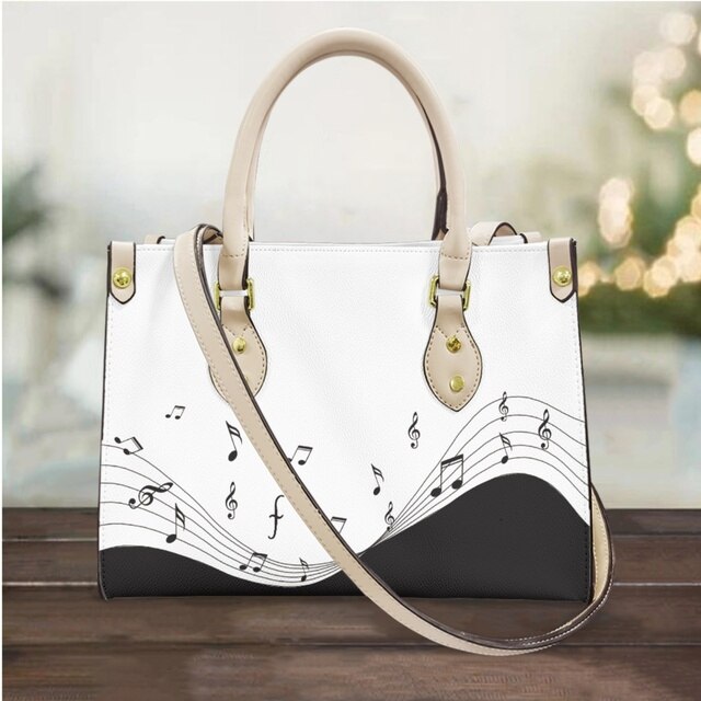 Music Note Luxury HandBag