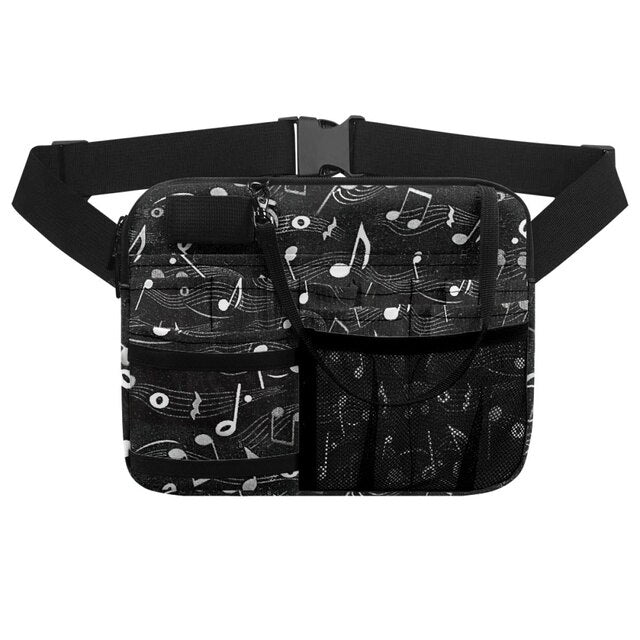 Portable Music Note Belt Bag