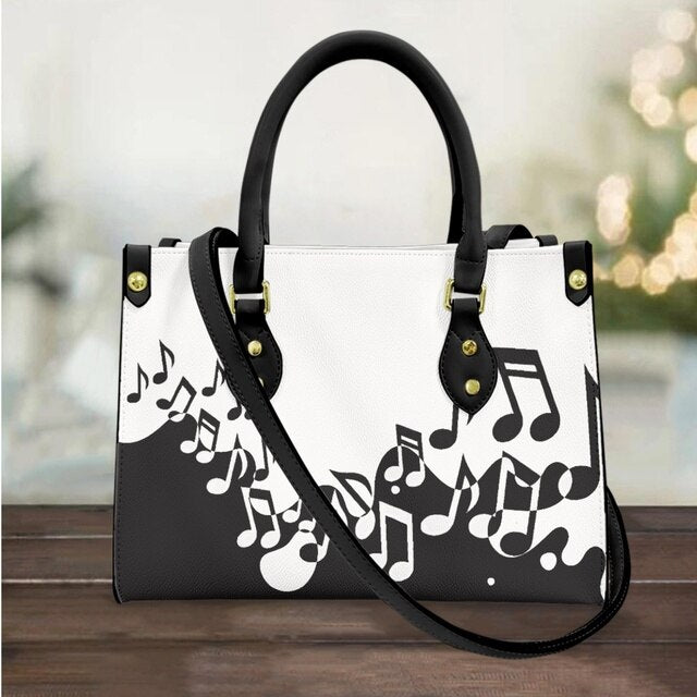 Music Note Luxury HandBag