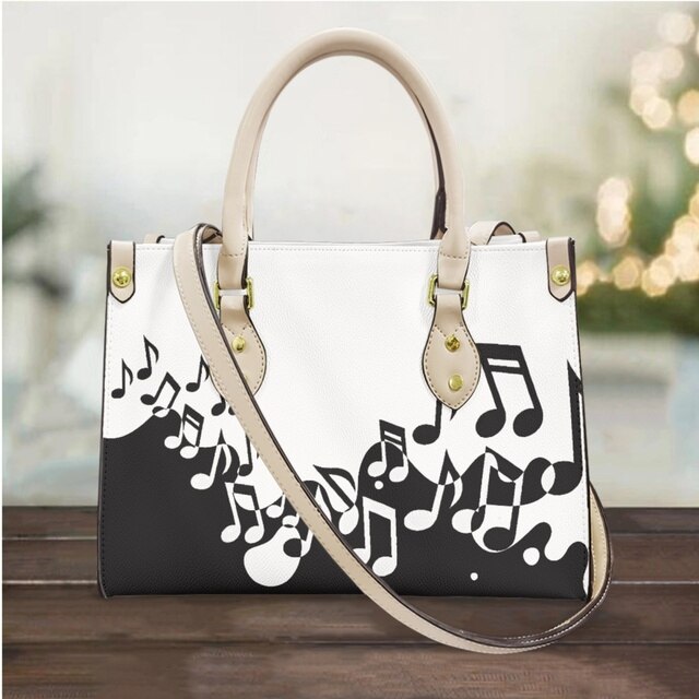 Music Note Luxury HandBag