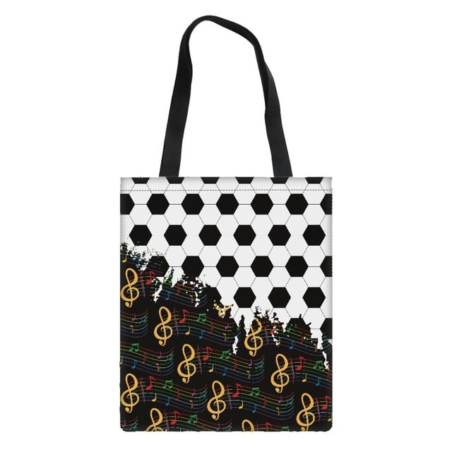 Music Note Piano Key Bag