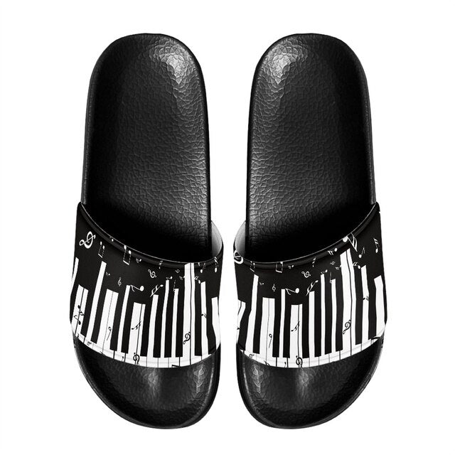 Piano Music Note Sandals
