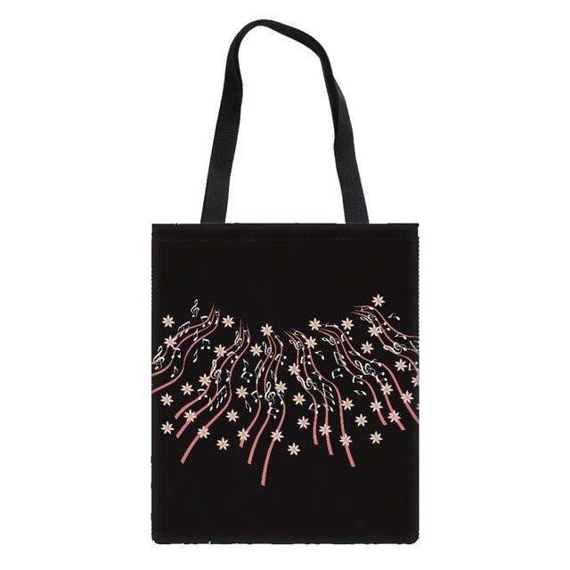 Music Note Piano Key Bag