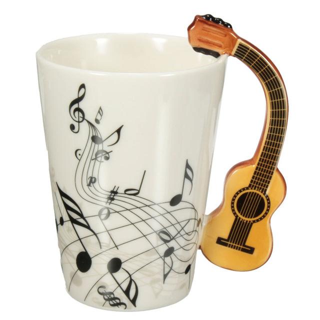 Electric Guitar Music Ceramic Mug - Artistic Pod Review
