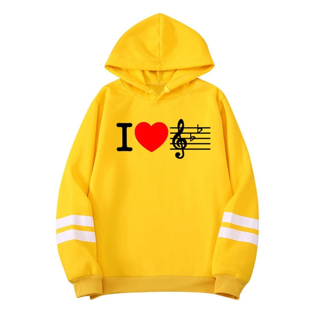 I Love Music Hoodie