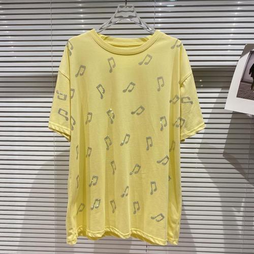 Rhinestone Music Notes T-shirt