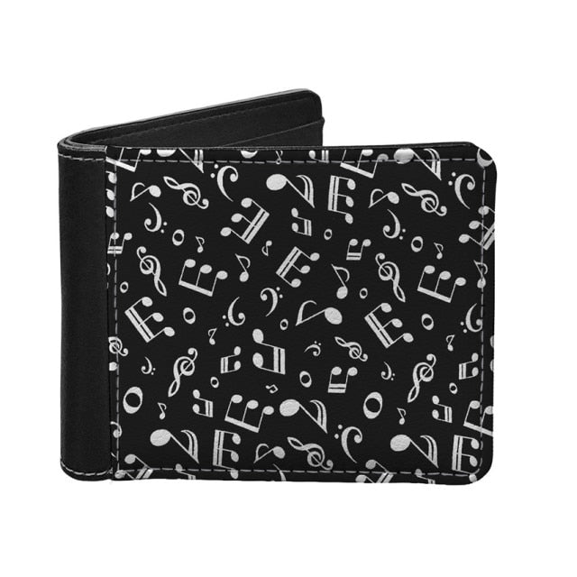 Music Notes Design Wallet