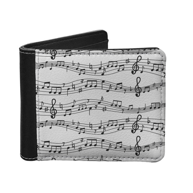 Music Notes Design Wallet