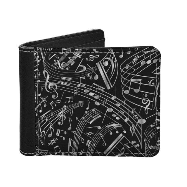 Music Notes Design Wallet