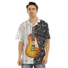 Wooden Guitar Music Note Shirt