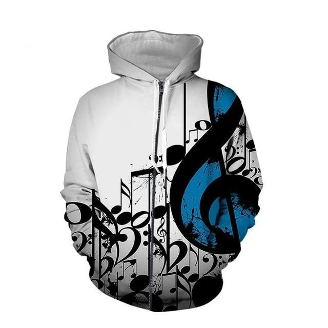 Musical Notes Hoodies/Sweatshirt /Jacket/Tee