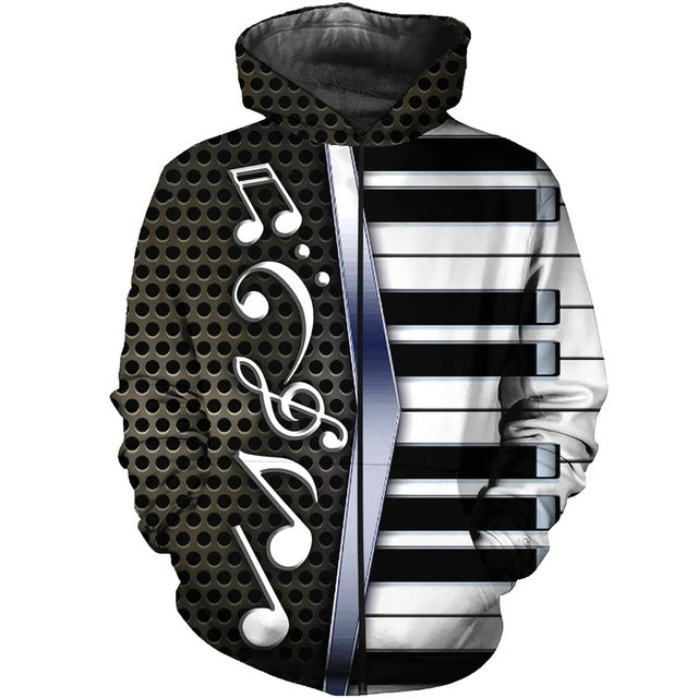 Music Piano Keys Hoodie/Sweatshirt