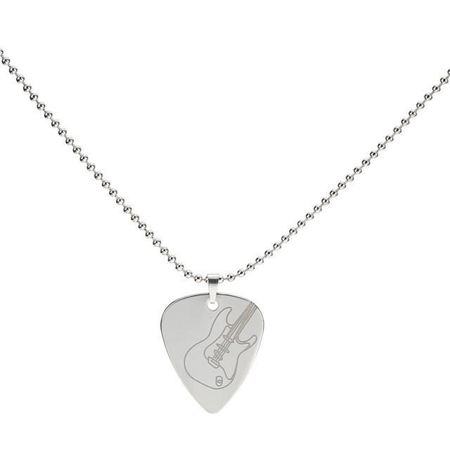 Rock and Roll Guitar Pick Stainless Steel